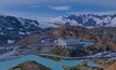 Aerial view of the Brucejack mine