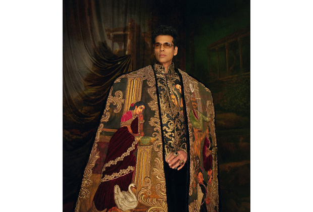 Karan Johar makes Met Gala debut in Manish Malhotra ensemble inspired by  Raja Ravi Varma's timeless art
