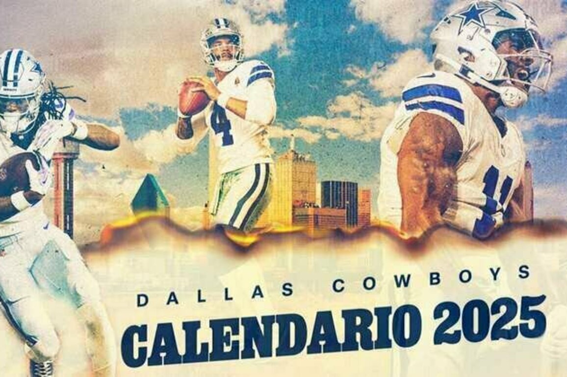Calendario de la temporada 2025 de los Dallas Cowboys