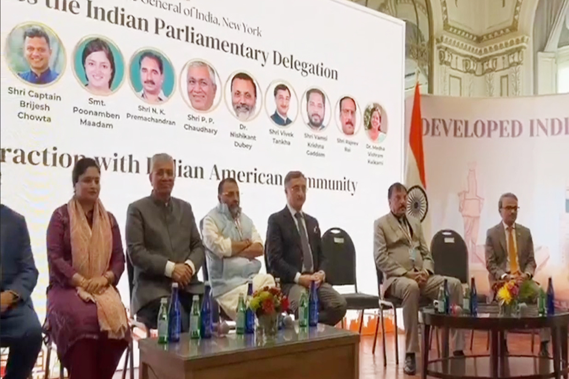 Multi-party delegation engages with Indian diaspora in New York
