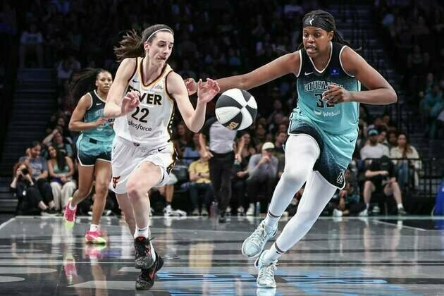 Liberty's Jonquel Jones in, Fever's Caitlin Clark out for Tuesday