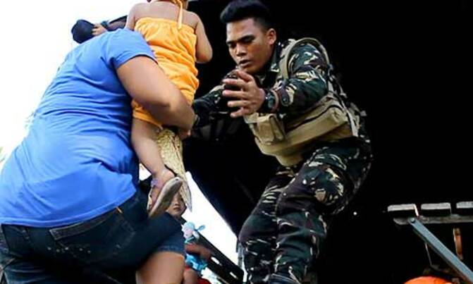 Rushed evacuations as Philippine volcano spews lava Rushed evacuations as Philippine volcano spews lava
