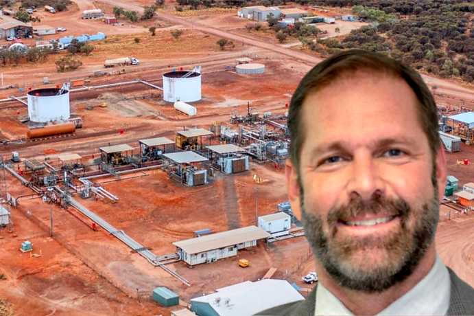 Central Petroleum expand prime acerage. Pictured Central Petroleum CEO Leon Devaney 