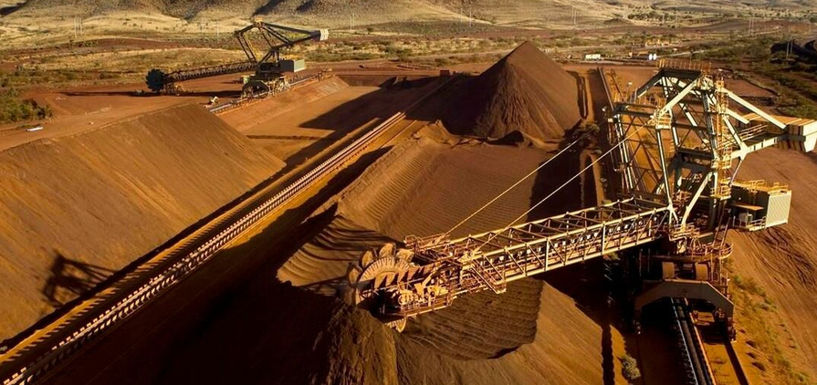 Operação de minério de ferro na Austrália