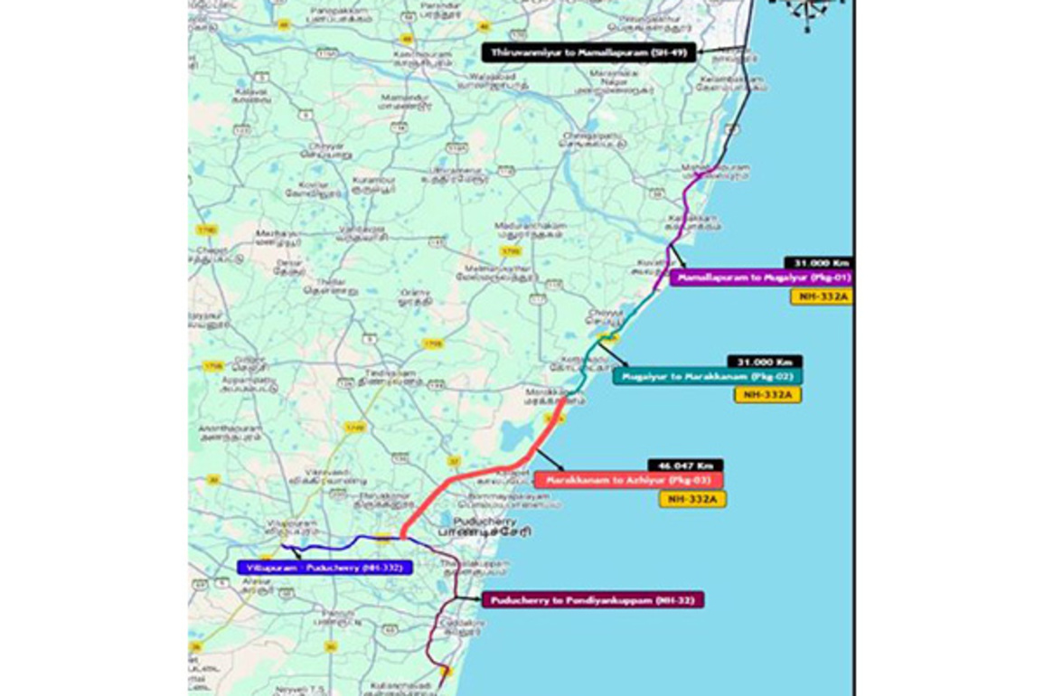 Cabinet approves construction of 4-lane Marakkanam-Puducherry highway in Tamil Nadu on Hybrid Annuity Mode