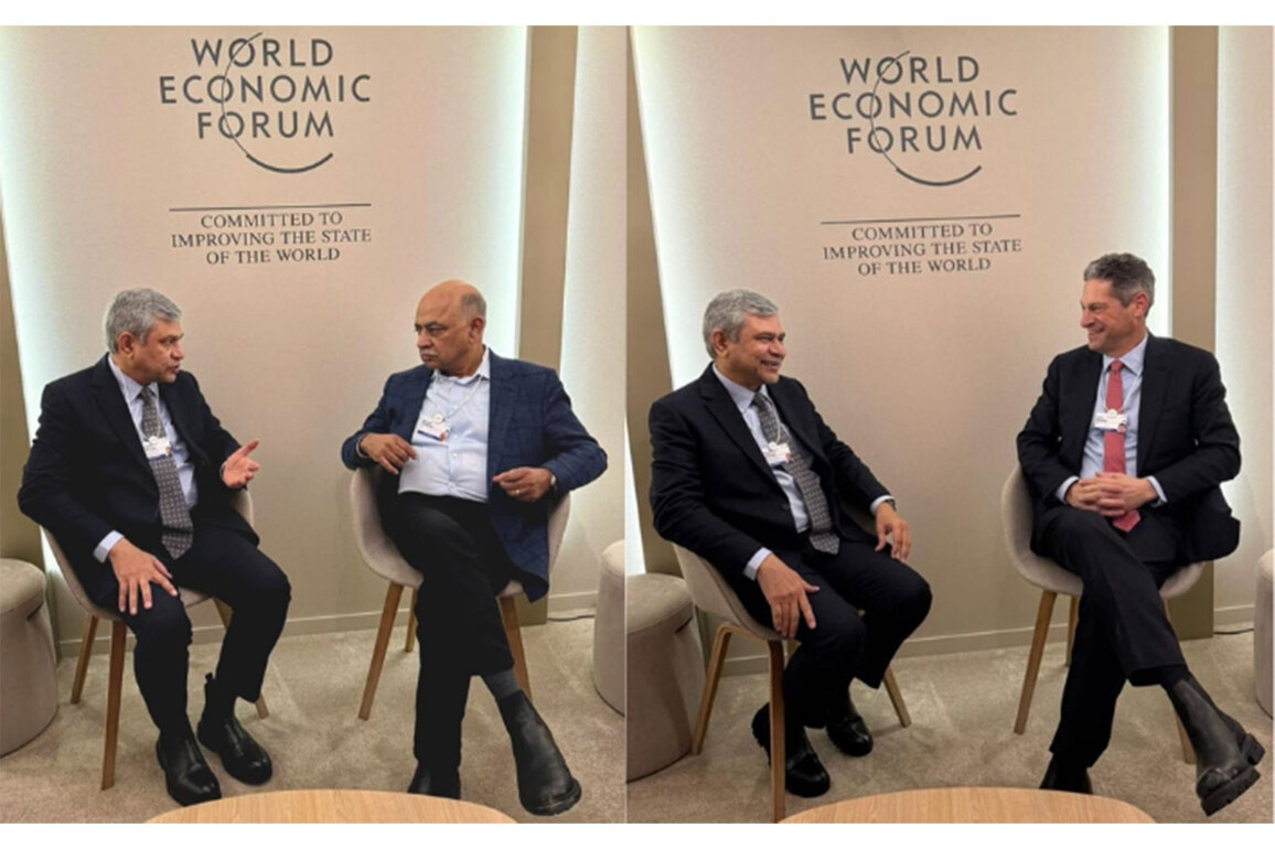 Ashwini Vaishnaw meets IBM and Meta Chiefs at Davos; highlights India's semiconductor and AI growth