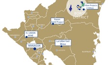  Calibre’s Pavon project is north of its La Libertad operation in Nicaragua