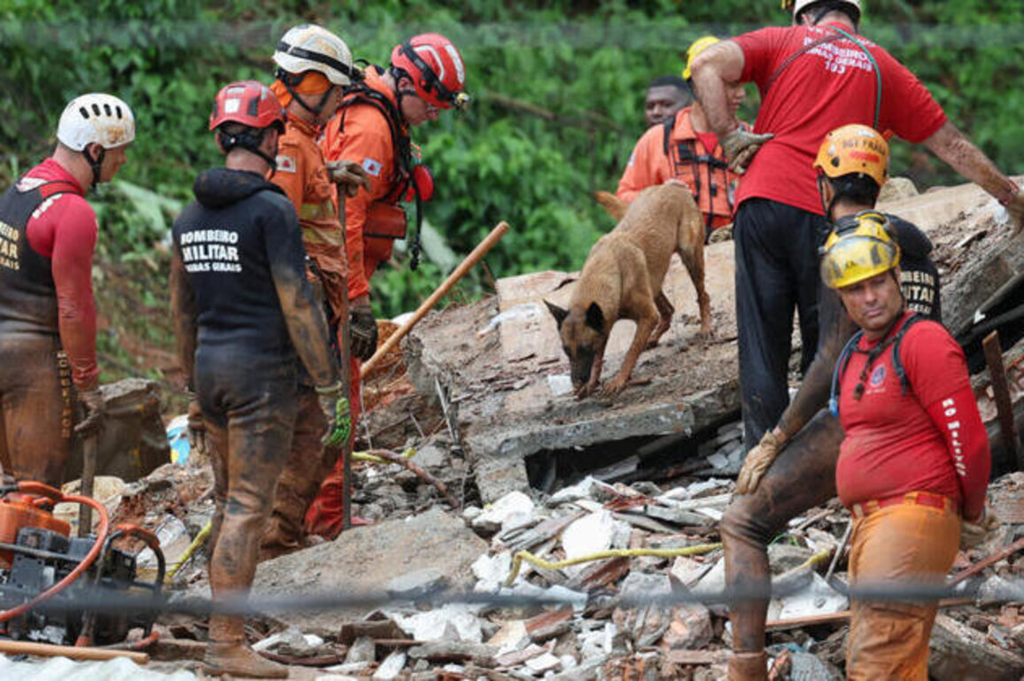 Brazil floods and landslides kill dozens after record rainfall