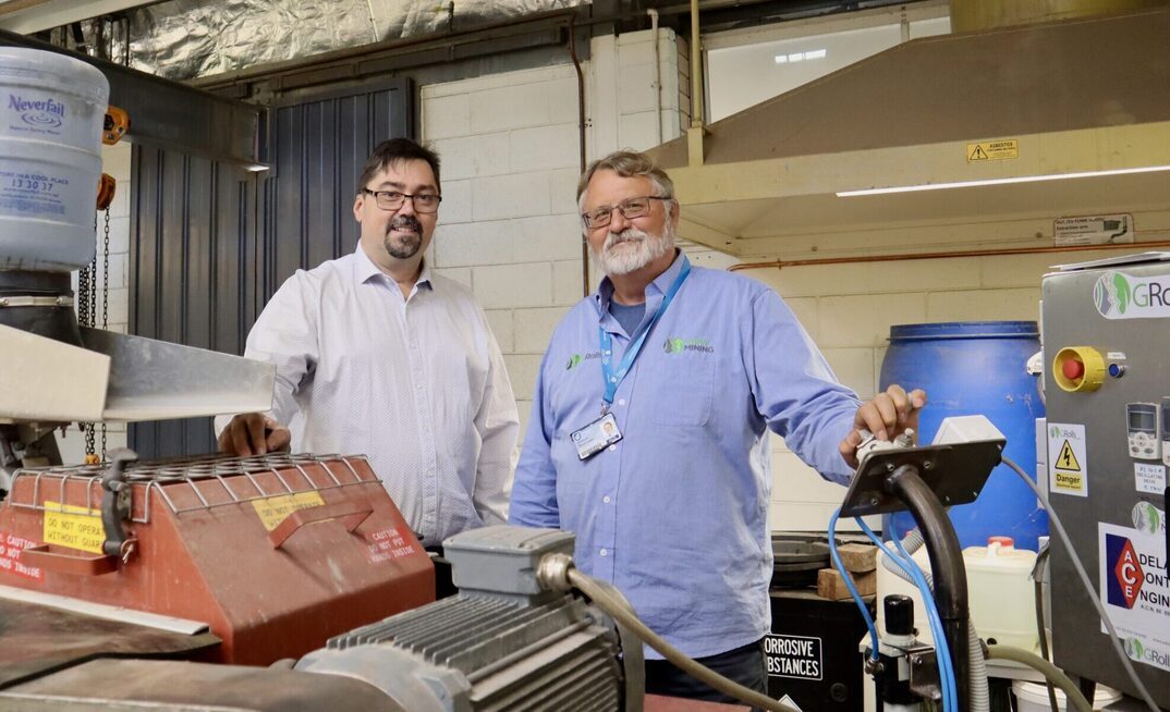 Gyratory Roller Solutions general manager Tony Stevens (left) and director Mark Drechsler.