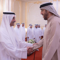 Hamad Al Sharqi receives Ramadan well-wishers in Fujairah
