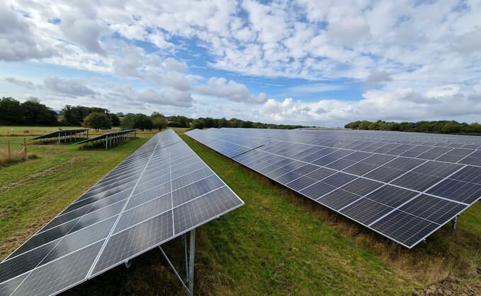 Burgate Solar Park - Credit: Virgin Money