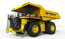  A virtual rendering of Komatsu 930E mining truck that will be powered by HYDROTEC fuel cells. Image: Komatsu