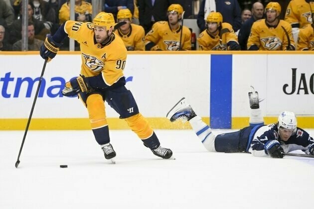 NHL roundup: Predators end Jets' 11-game win streak