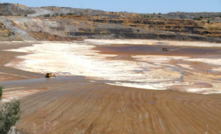 Amphirol overturning tailings in Pit 3.