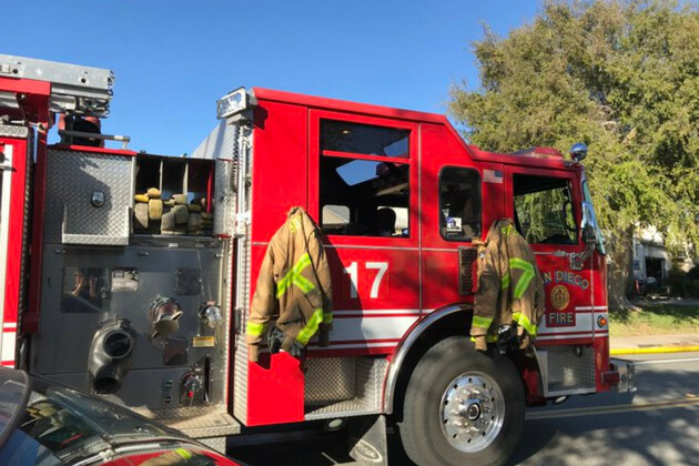 Crews called to three brush fires, including one burning near Poway
