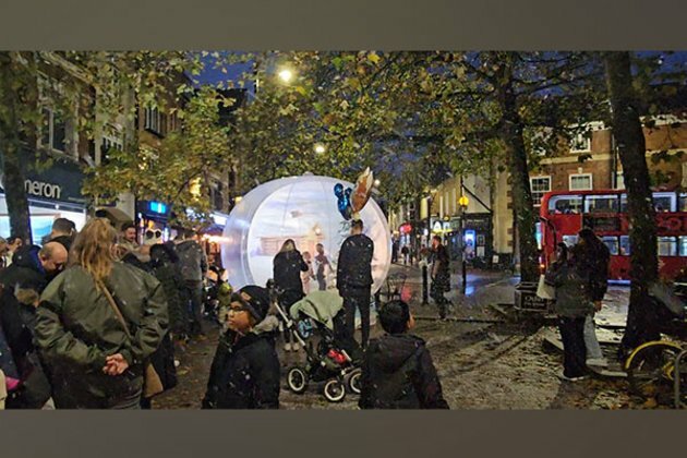 Christmas lights glitter across London as festival approaches