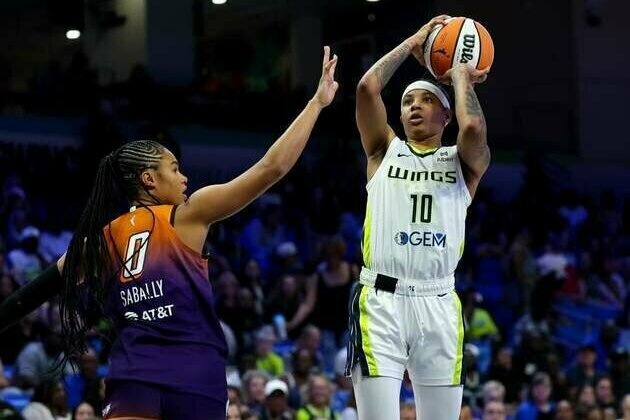 Aziaha James, Paige Bueckers carry Wings past Mercury