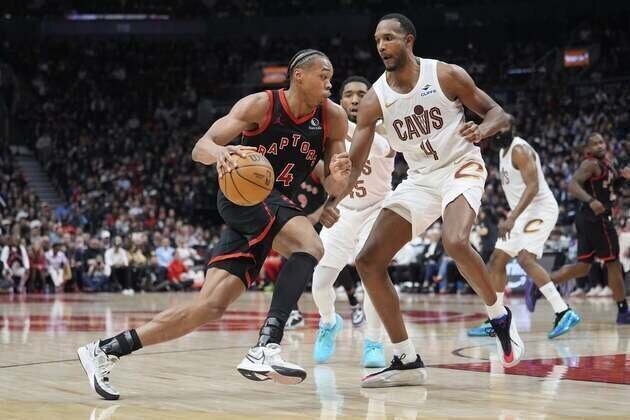 Scottie Barnes, RJ Barrett help Raptors halve Cavs' series egde