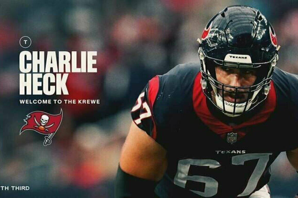 Bucs Add Charlie Heck for O-Line Depth