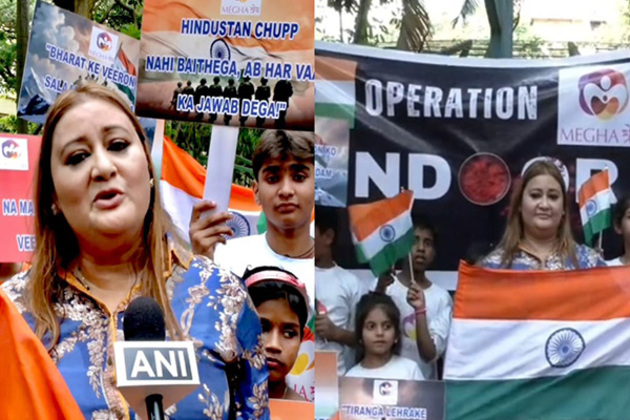 Operation Sindoor gets public support in Mumbai led by social activist Seema Singh