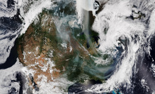 Smoke from the fires burning in Canada