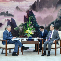 CHINA-BEIJING-WANG YI-HARVARD PROFESSOR-ALLISON-MEETING (CN)