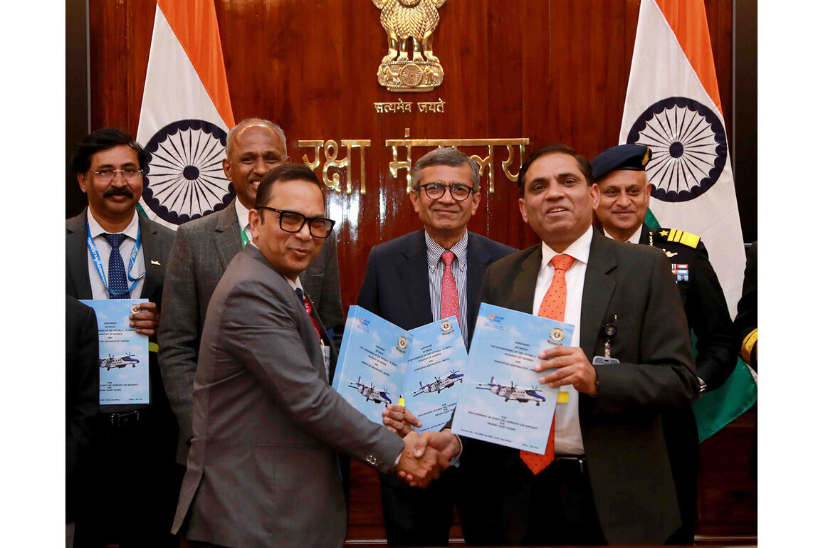 Ministry of Defence inks Rs 2,312 crore contract with HAL for eight Dornier 228 Aircraft under Buy (Indian) category