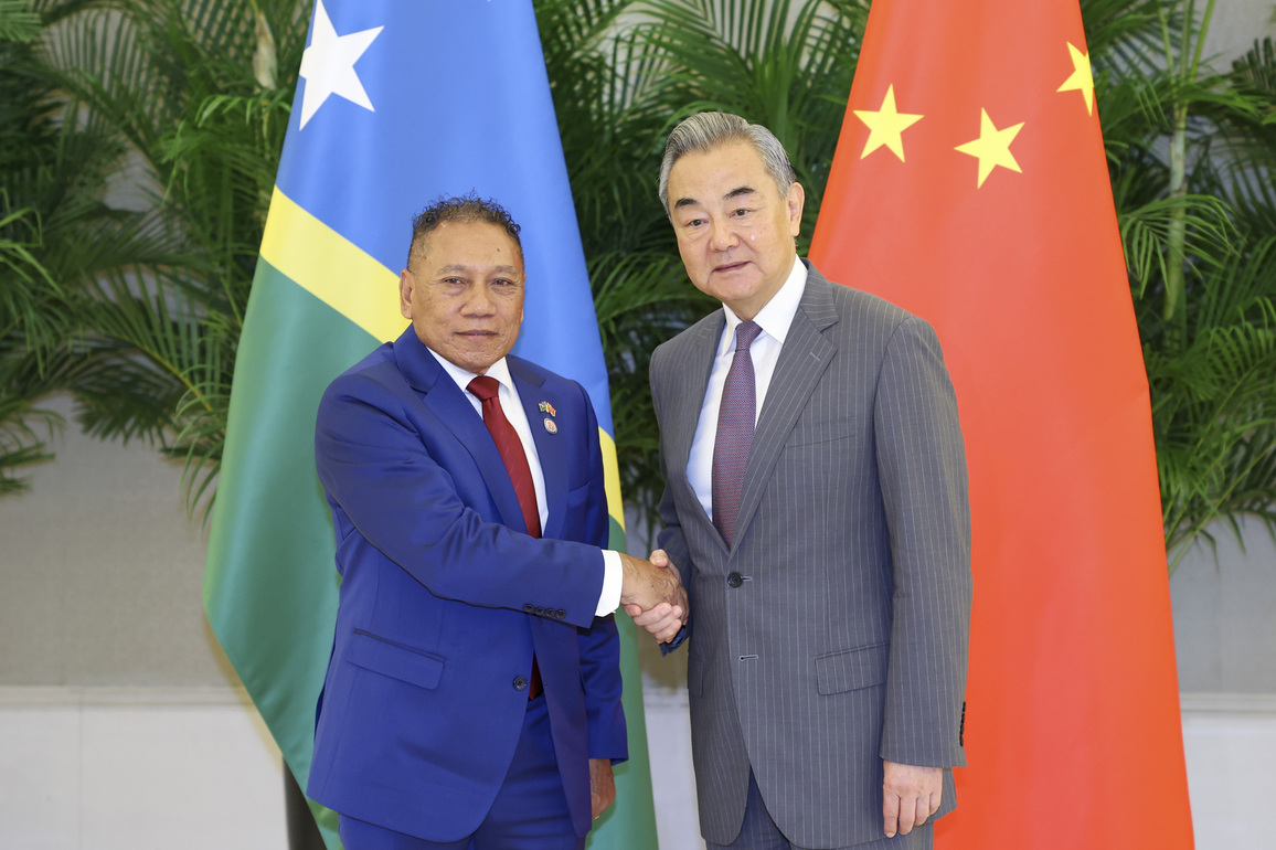 CHINA-FUJIAN-XIAMEN-WANG YI-SOLOMON ISLANDS-MINISTER FOR FOREIGN AFFAIRS AND EXTERNAL TRADE-MEETING (CN)