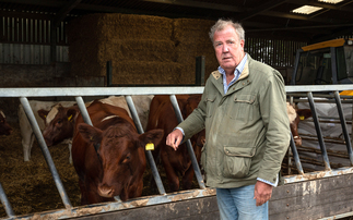 Who said romance is dead? Jeremy Clarkson says he and Lisa will spend Valentine's Day mucking out cows at Diddly Squat