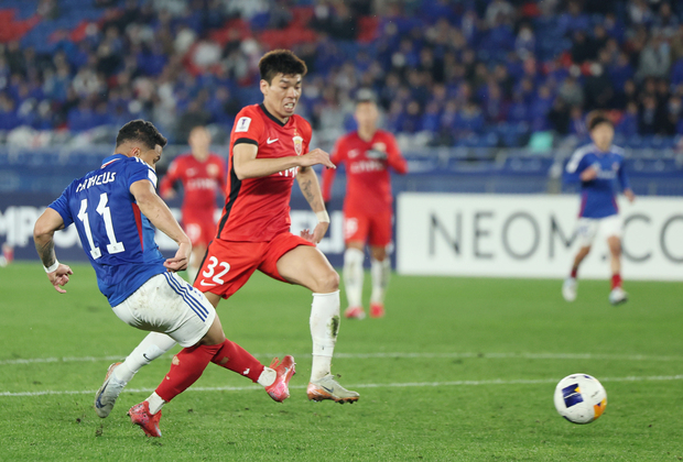 (SP)JAPAN-YOKOHAMA-FOOTBALL-AFC CHAMPIONS LEAGUE-YOKOHAMA F. MARINOS VS SHANGHAI PORT