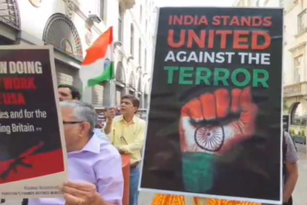 Indian community in London protests against terrorism, expresses solidarity with India after Pahalgam attack
