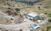 The Challenger mine plant area before upgrades were completed