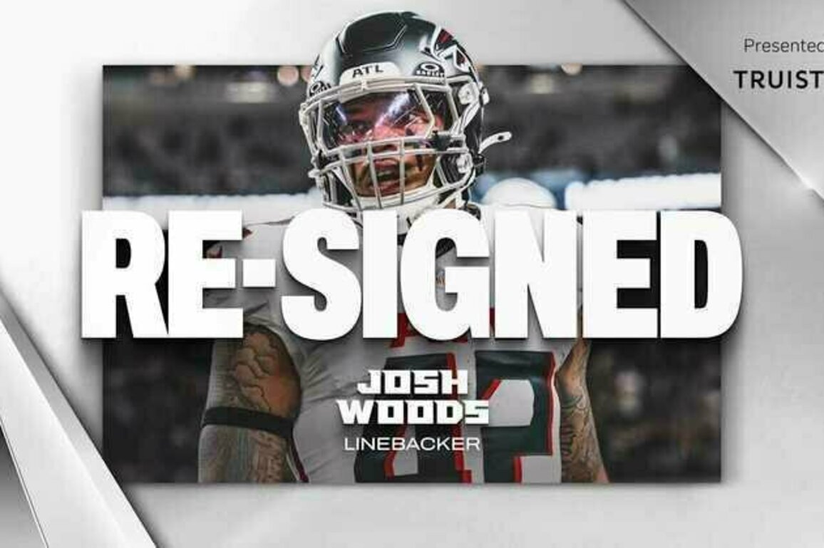Falcons re-sign LB Josh Woods