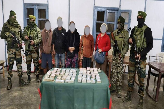 Mizoram: Assam Rifles seizes illegal foreign currency; apprehends 5 individuals in Siaha