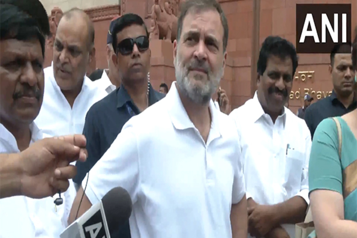 "Will speak inside": Rahul Gandhi after Lok Sabha adjourned till 1 pm