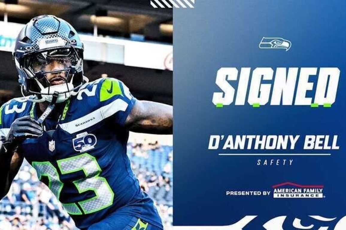 Seahawks Sign S D'Anthony Bell