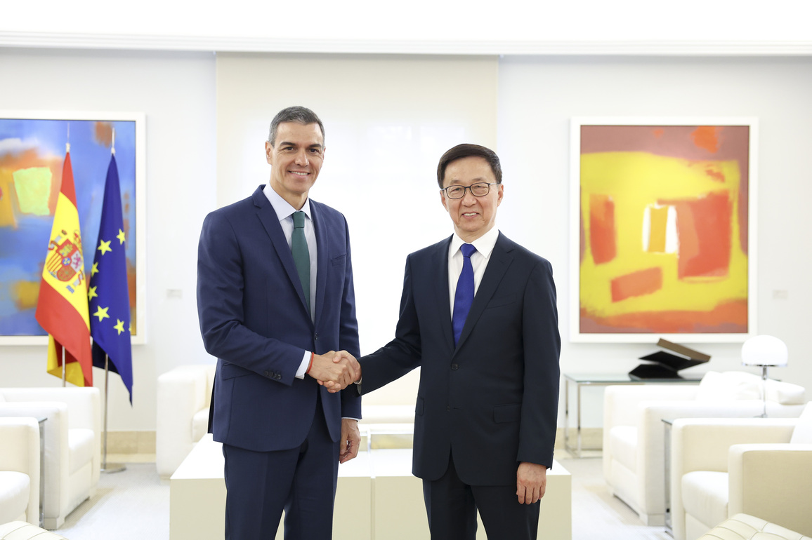 SPAIN-MADRID-CHINA-HAN ZHENG-PM-MEETING