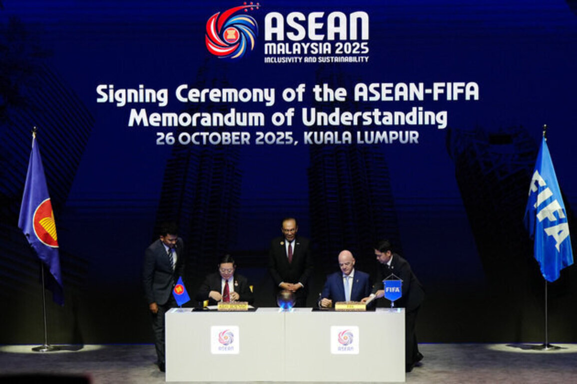 FIFA, ASEAN launch new regional football partnership
