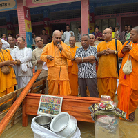 ISKCON provides aid to Hindu families affected by attacks in Bangladesh