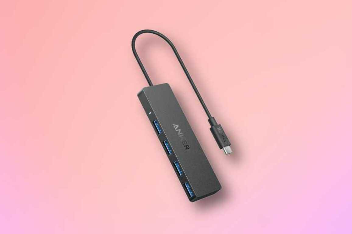 Expand your laptop ports with Anker's 4-device USB hub, now just $10