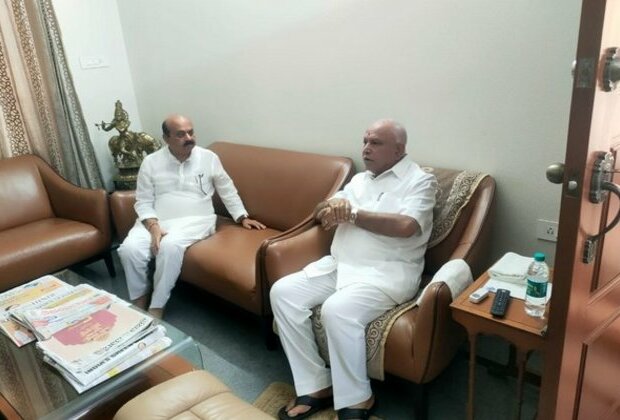 Karnataka: Ex-CM Bommai meets Yediyurappa amid talks in BJP to decide LoP