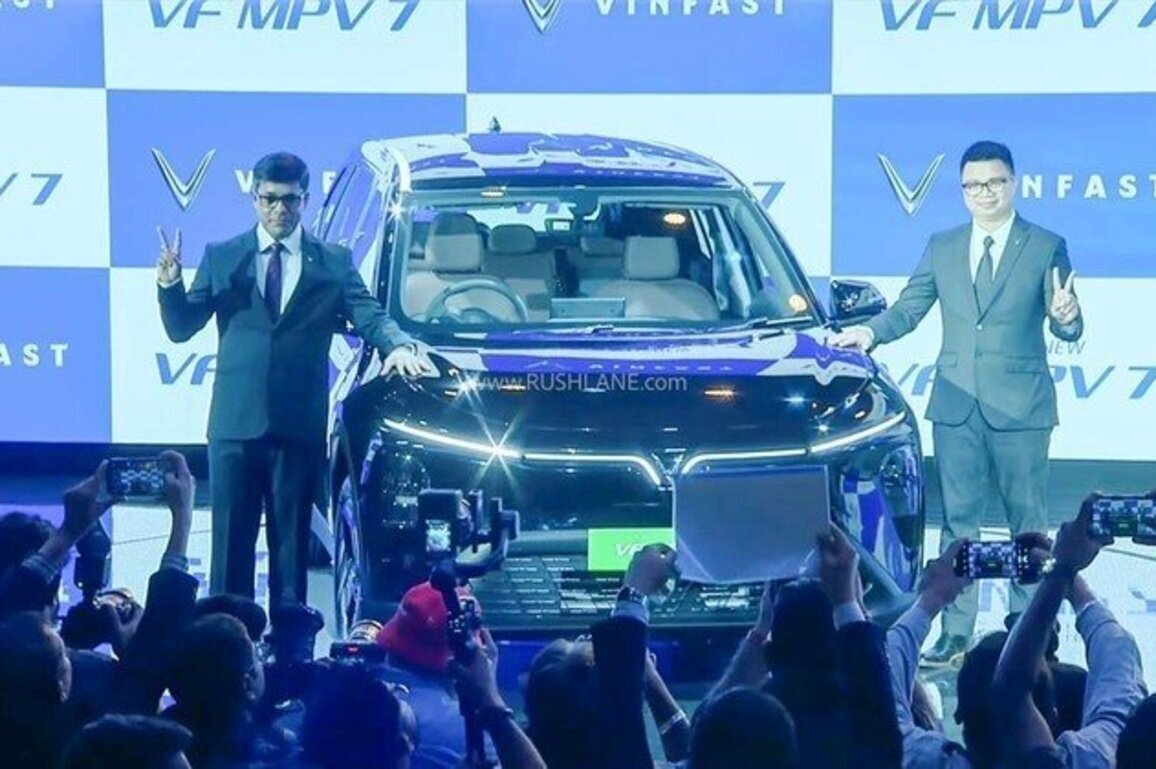 Vinfast VF MPV 7 Launch Price Rs 24.49 Lakh  517 Km Range, 7-Seater