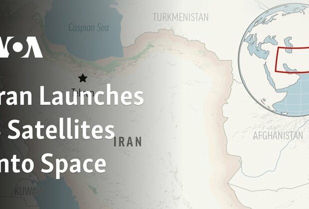 Iran Launches 3 Satellites Into Space