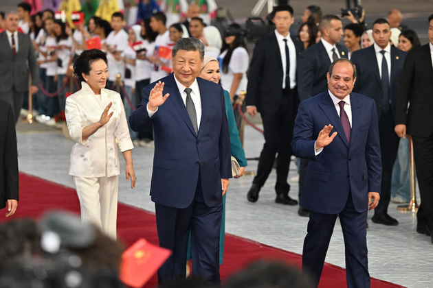 EGYPT-CAIRO-CHINA-XI JINPING-STATE VISIT-ARRIVAL