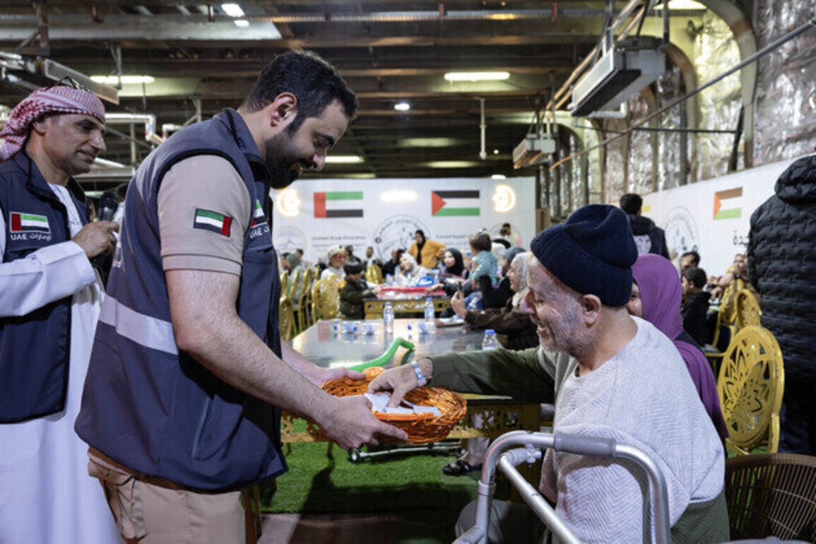Operation Chivalrous Knight 3 celebrates Eid Al-Fitr with patients at UAE Floating Hospital in Al Arish