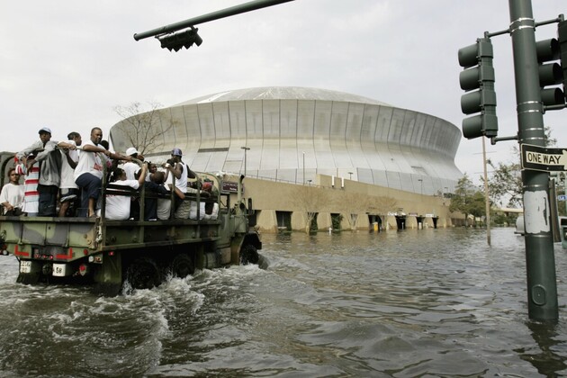 Hurricane Katrina 20 years later- New Orleans police rescues