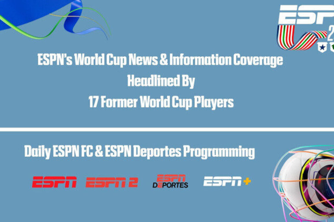 ESPN to Provide Expansive News and Information Coverage of World Cup 2026
