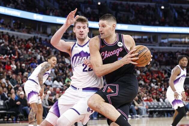 Nikola Vucevic nets 35, hits late layup as Bulls edge Jazz