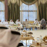 Mansour bin Zayed attends Ramadan Iftar banquet hosted by Sultan bin Hamdan