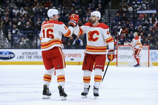 Blues hope to slow Flames' sizzling offense